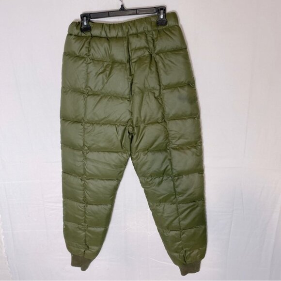 Vintage Pioneer Brand Sportswear Green Quilted Down Filled Snow Pants S - Picture 2 of 16